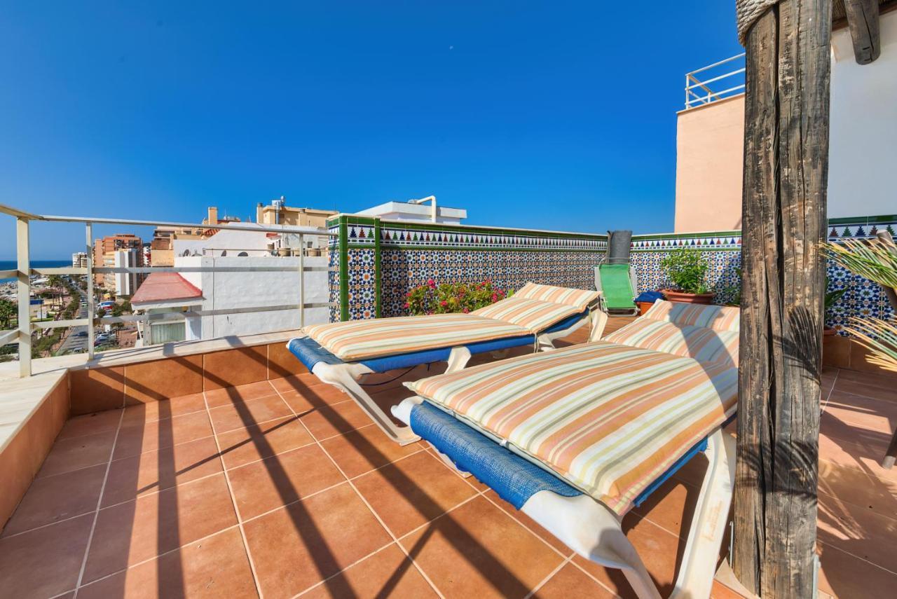 Holidays2Fuengirola Duplex With Stunning Sea View, Terraces,1St Line Beside Port المظهر الخارجي الصورة